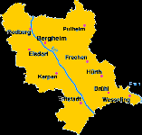 Karte vom Rhein-Erft-Kreis